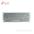 Teclado de acero inoxidable Diebold